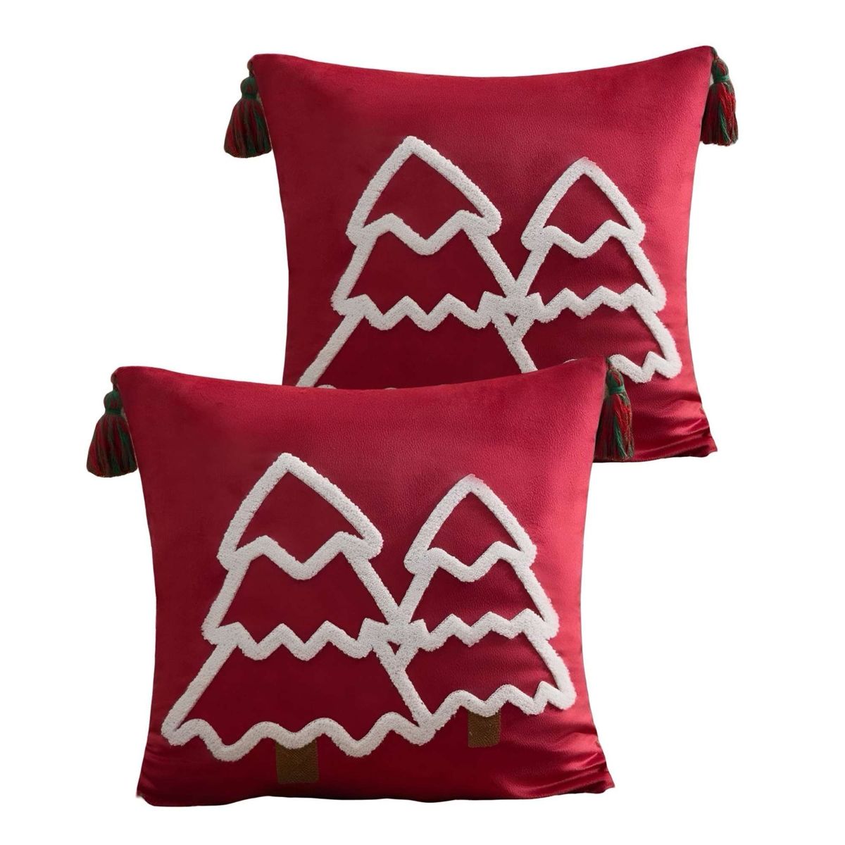 GENERICO - PACK DE 2 FUNDAS DE COJIN PARA NAVIDAD A5…