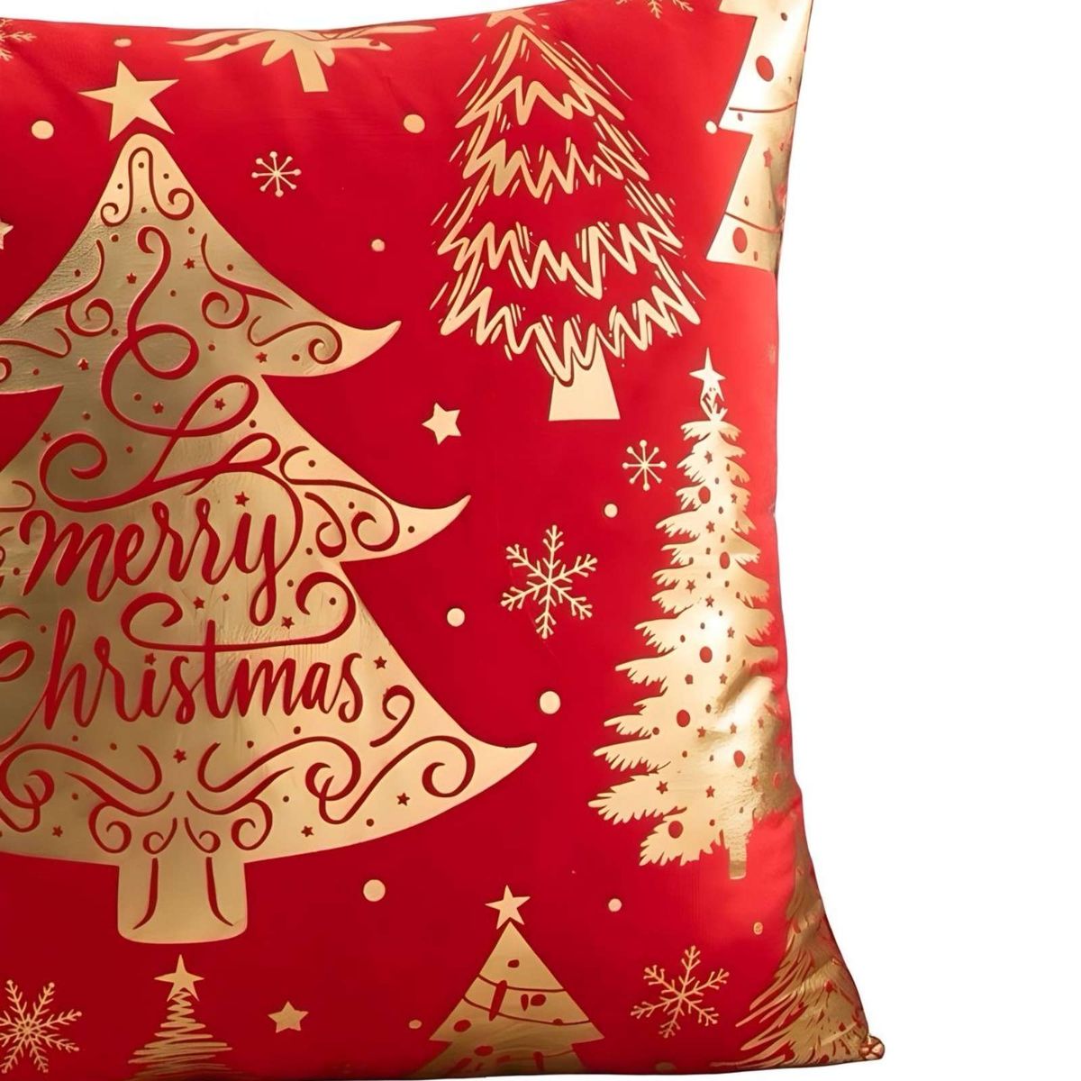 GENERICO - PACK DE 4 FUNDAS DE COJIN PARA NAVIDAD M16…