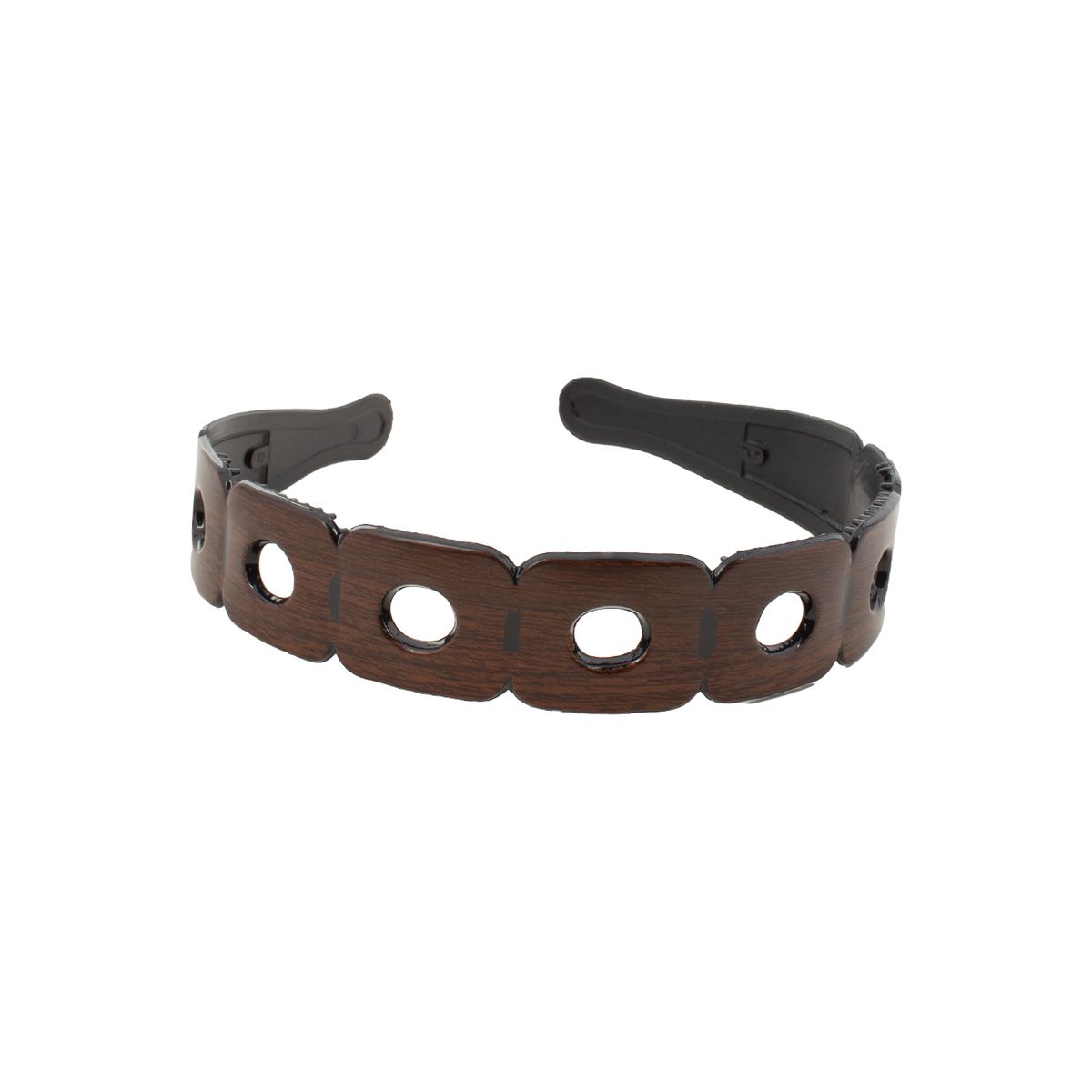 BIJOUTERIA LB20 SPA - Cintillo Diadema Mediano Rígido Cabello Diseño 4 - Marrón