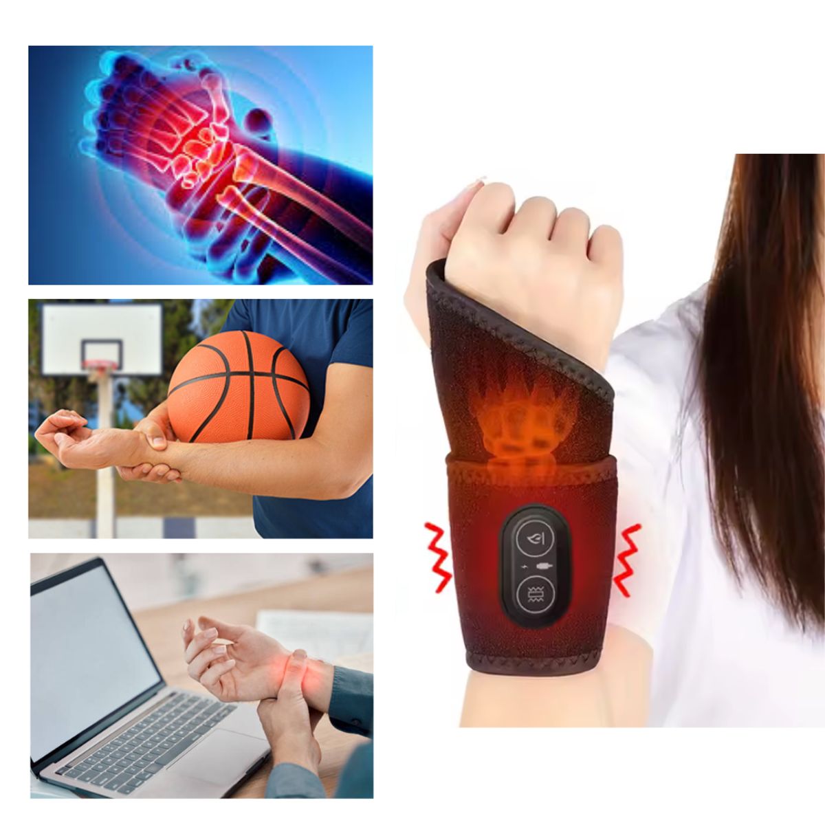 MOVI - MUÑEQUERA CON TRES NIVLES DE CALOR