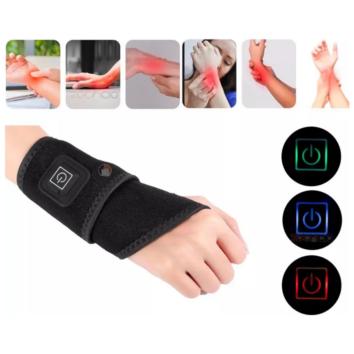 MOVI - MUÑEQUERA CON TRES NIVLES DE CALOR