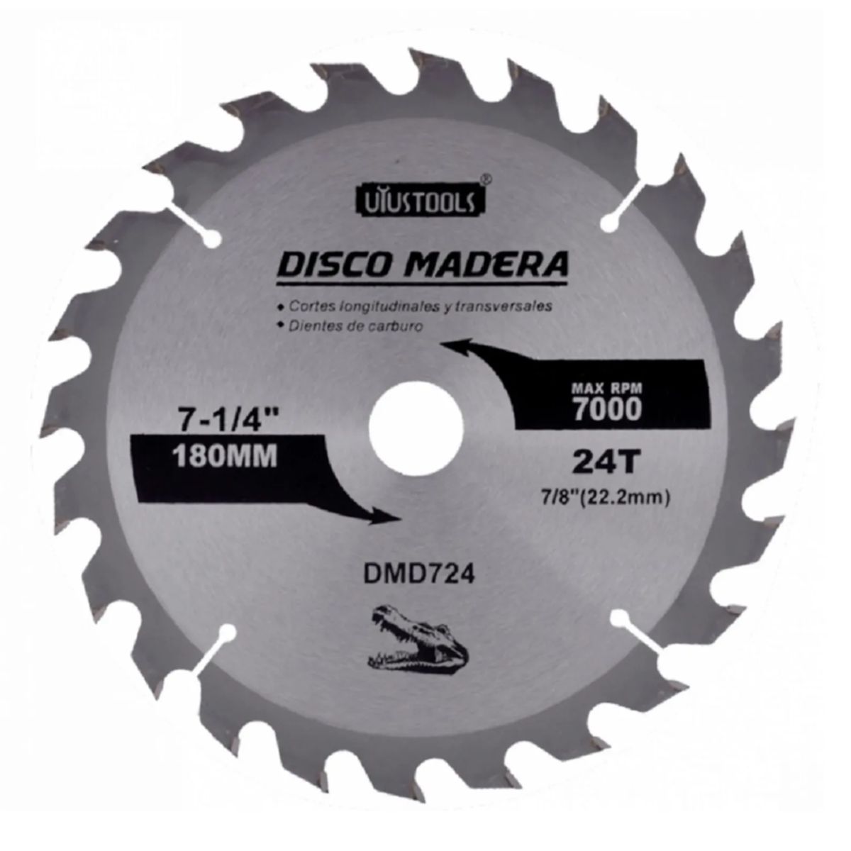 UYUSTOOL - DISCO SIERRA CIRCULAR 4 y media pulg-18DDMD724 UYUSTOOLS
