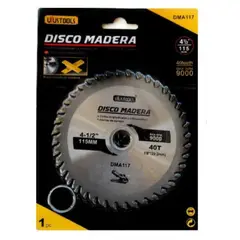 UYUSTOOL - DISCO SIERRA CIRCULAR 4 y media pulg-40 D DMA117 UYUSTOOLS
