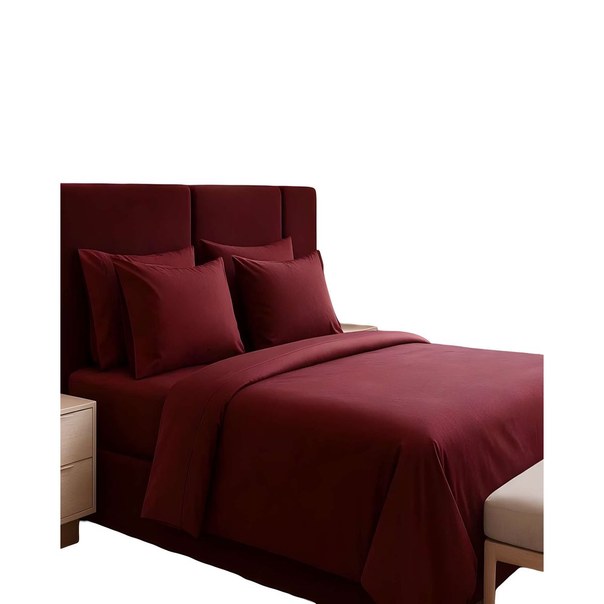 GENERICO - SABANA 2 PLAZAS 200 HILOS BURDEO