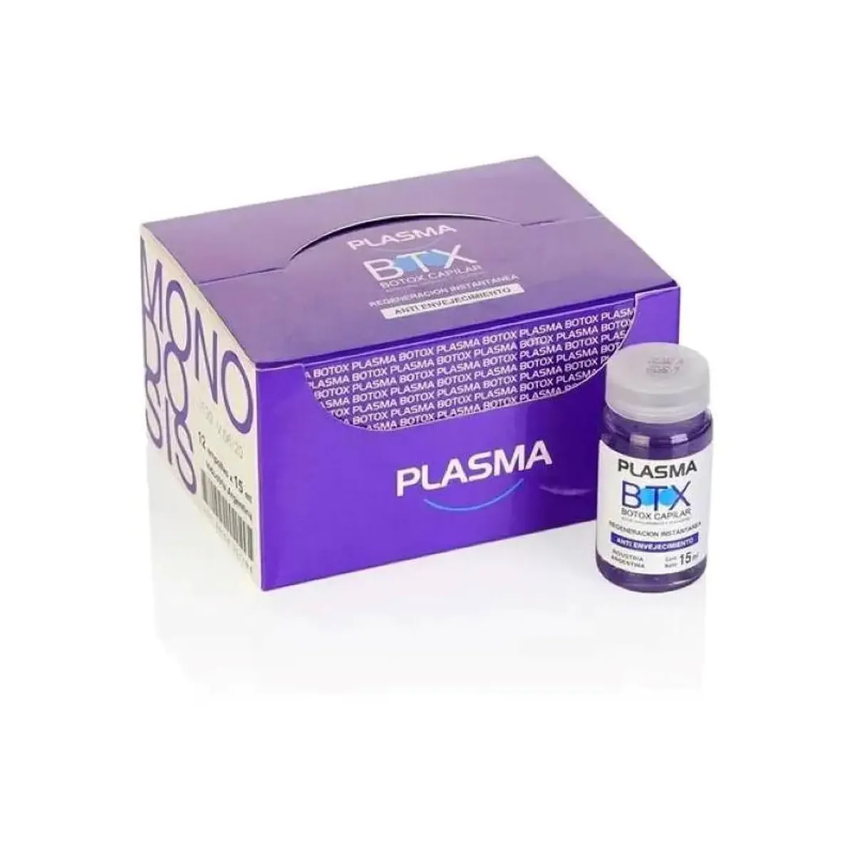 GENERICO - Ampollas Botox + Hialurónico capilar Plasma Caja 12 unidades