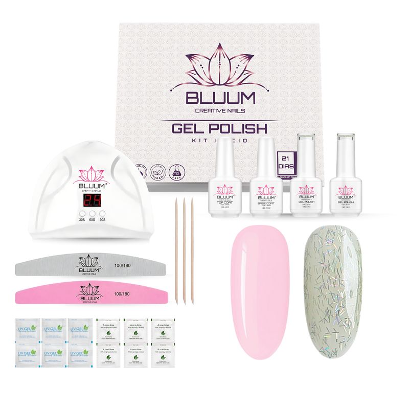 BLUUM - Kit De Esmaltado Permanente Profesional Bluum Creative Nails
