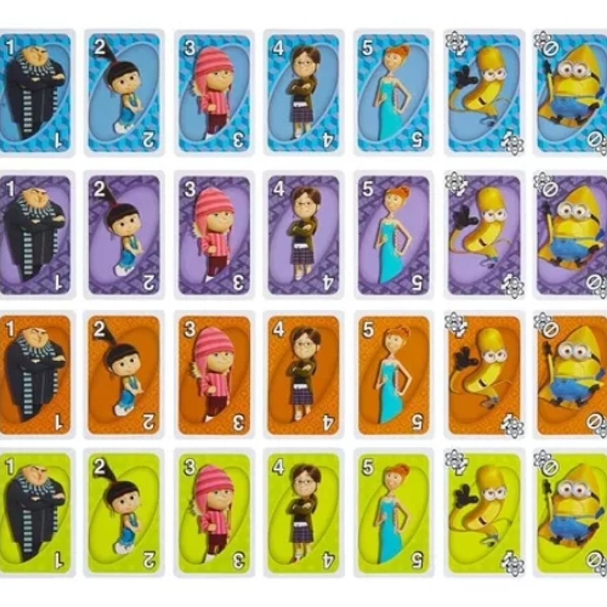 MATTEL - Cartas UNO Original Edicion Mi Villano Favorito
