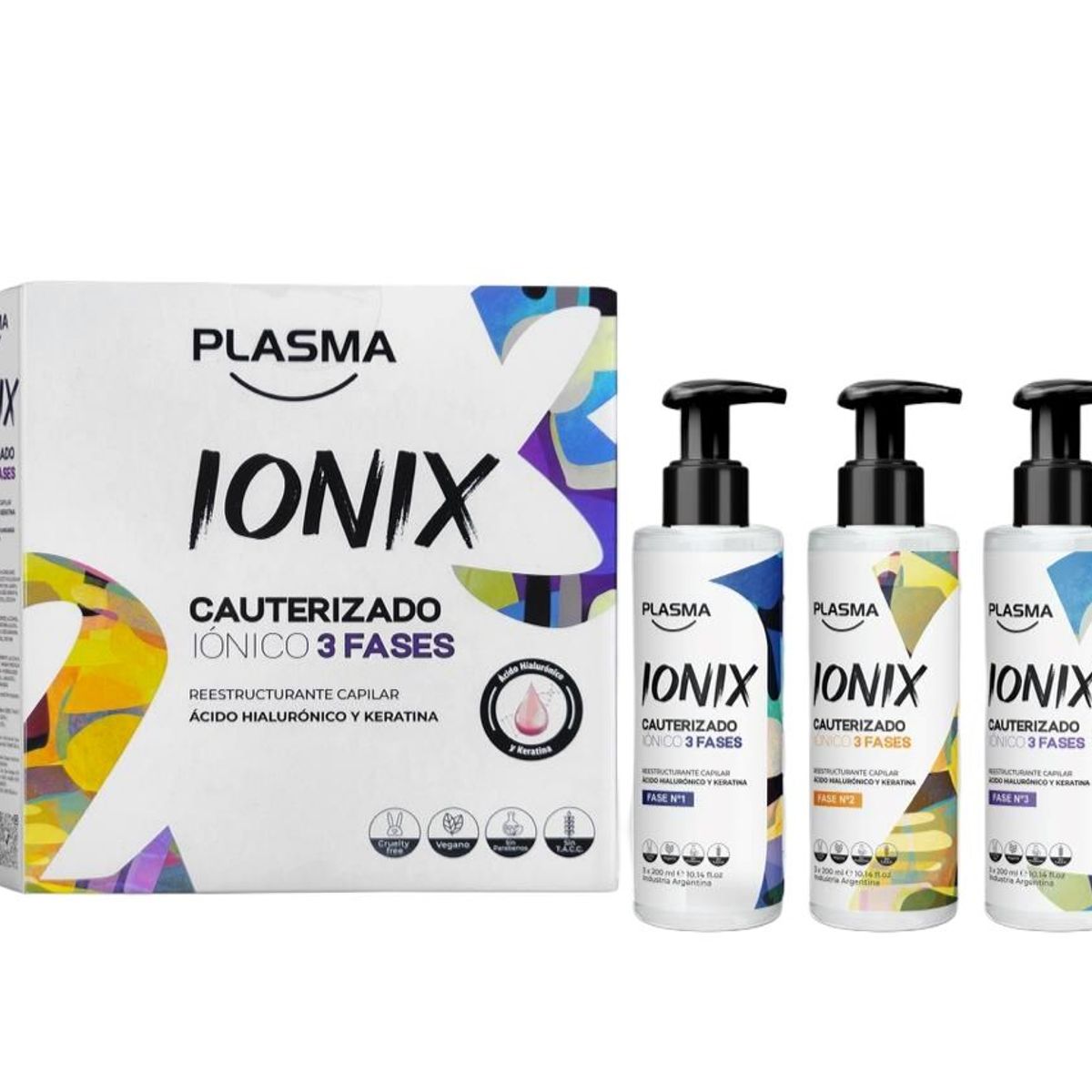 GENERICO - Plasma Ionix Tratamiento de Reparación Capilar kit 200 ml