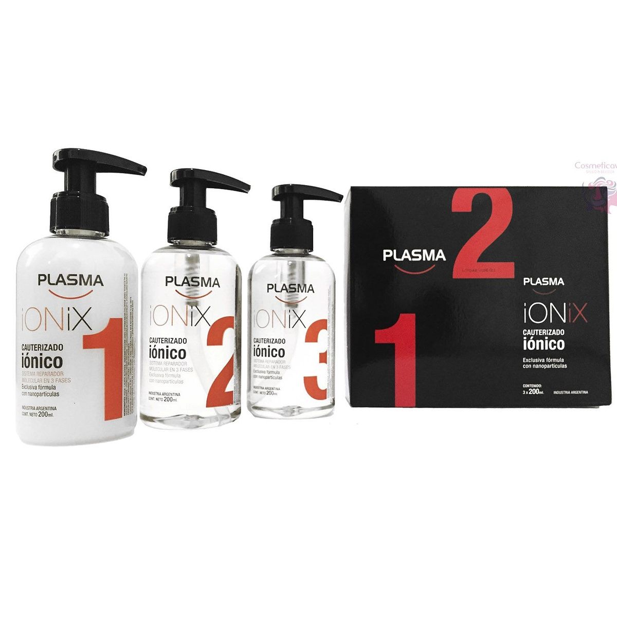 GENERICO - Plasma Ionix Tratamiento de Reparación Capilar kit 200 ml