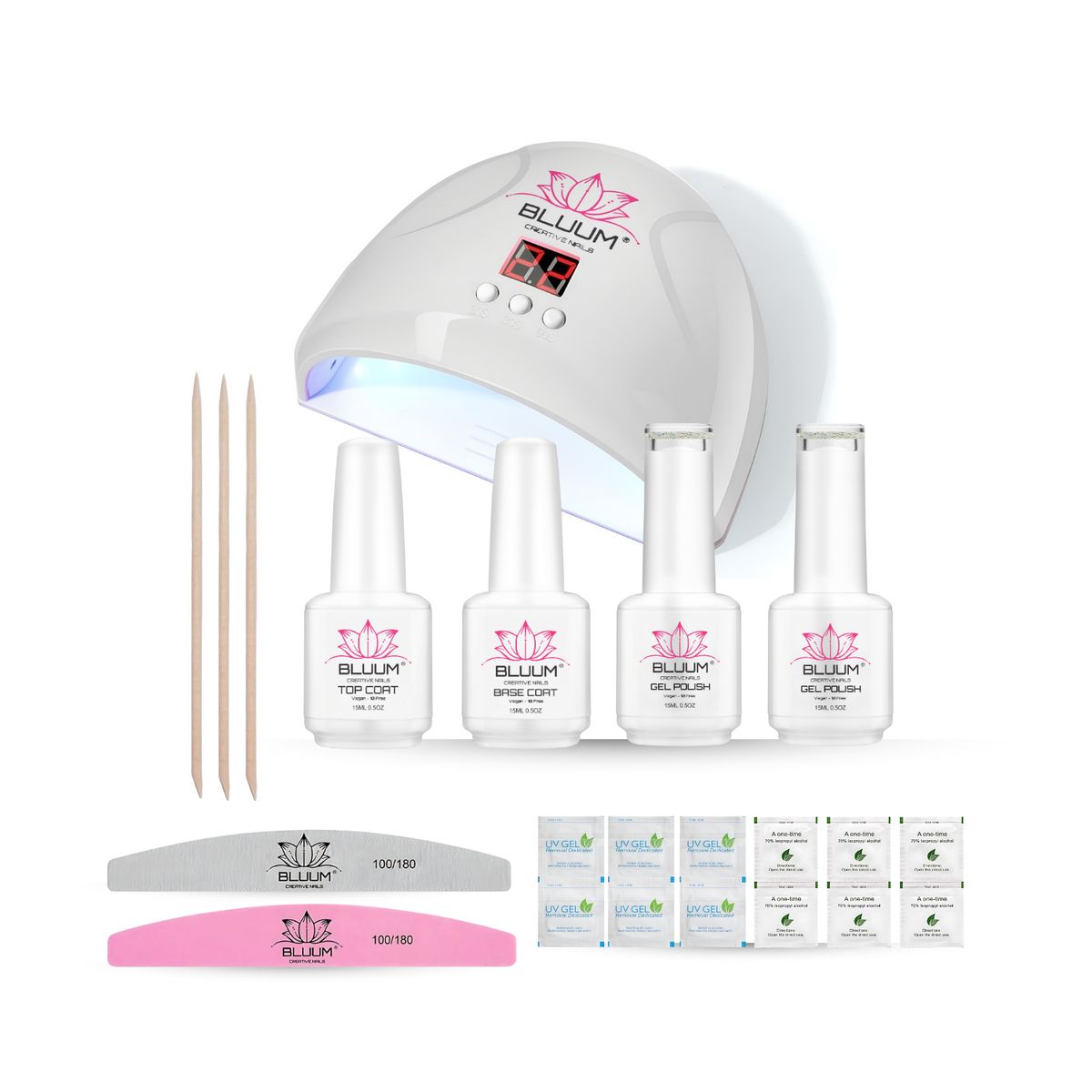 BLUUM - Kit De Esmaltado Permanente Profesional Bluum Creative Nails