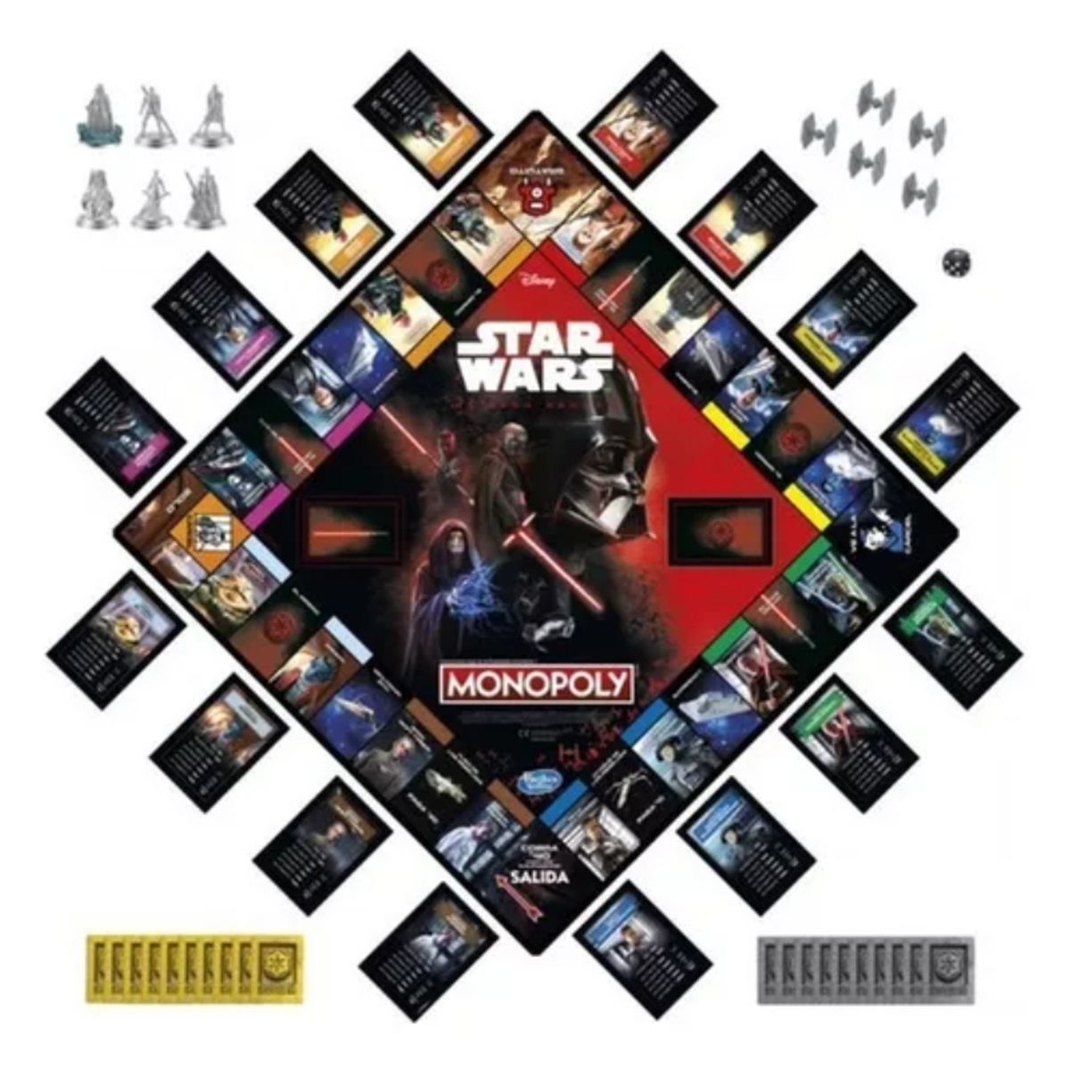 HASBRO GAMING - Monopoly Edición Star Wars El Lado Oscuro