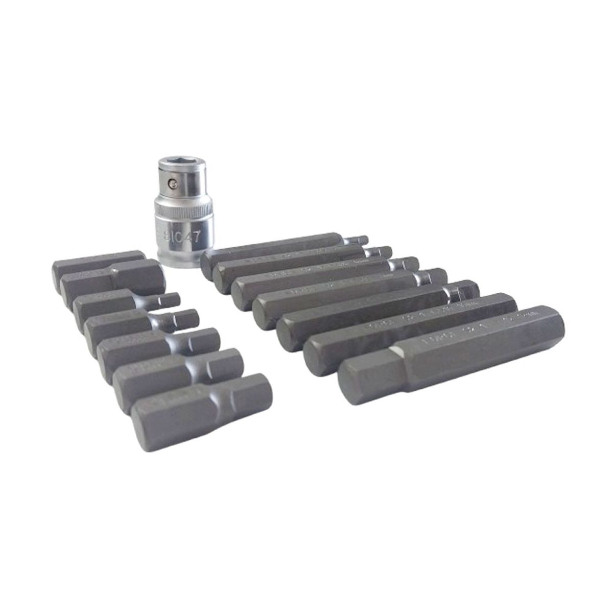 FORCE - Juego de Puntas Allen Largas y Cortas - 15 Piezas (mm)