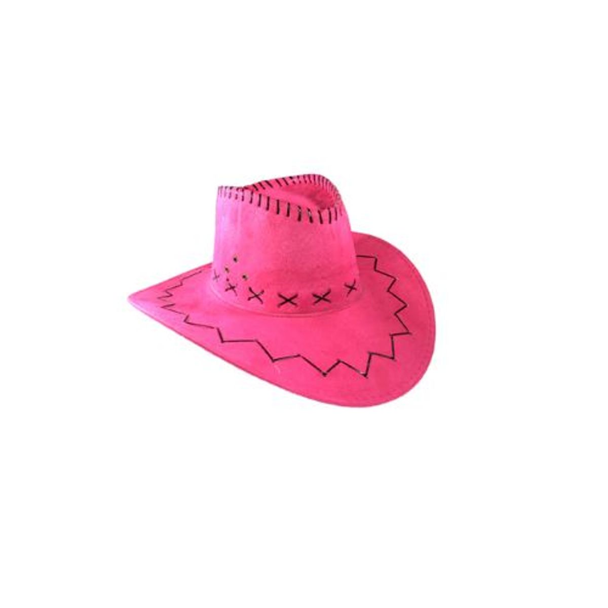 GENERICO - Sombrero Vaquero Fucsia 57X10Cm 1 Unidad