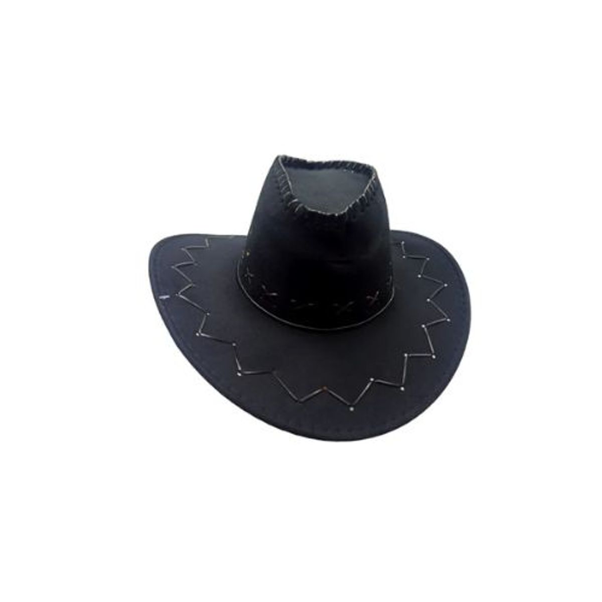 GENERICO - Sombrero Vaquero Negro 57X10Cm 1 Unidad