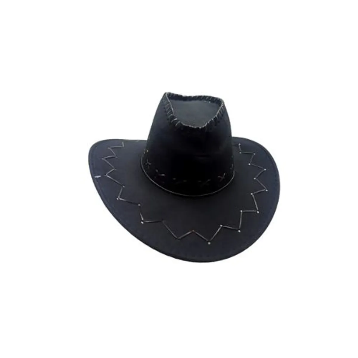 GENERICO - Sombrero Vaquero Negro 57X10Cm 1 Unidad
