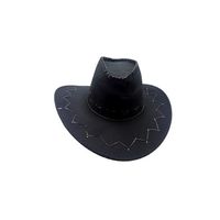 Sombrero Vaquero Negro 57X10Cm 1 Unidad