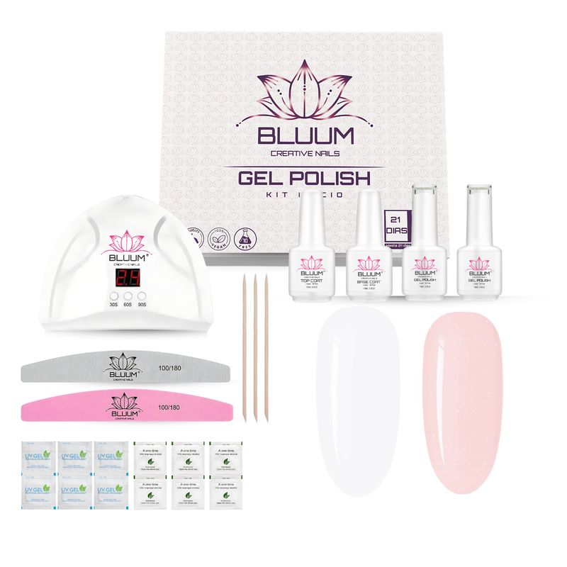 BLUUM - Kit De Esmaltado Permanente Profesional Bluum Creative Nails