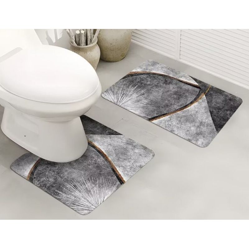 GENERICO - juego De Alfombras De Baño Set De 3 Pcs Antideslizante