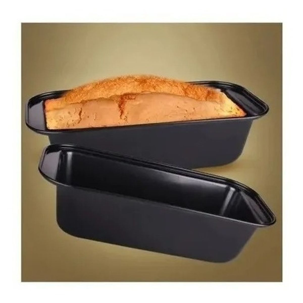 GENERICO - Molde Rectangular Antiadherente Reposteria Queques Pan 28cm