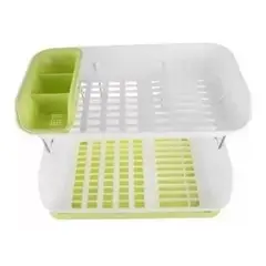 GENERICO - Secador Escurridor Platos 2 Niveles Plastico