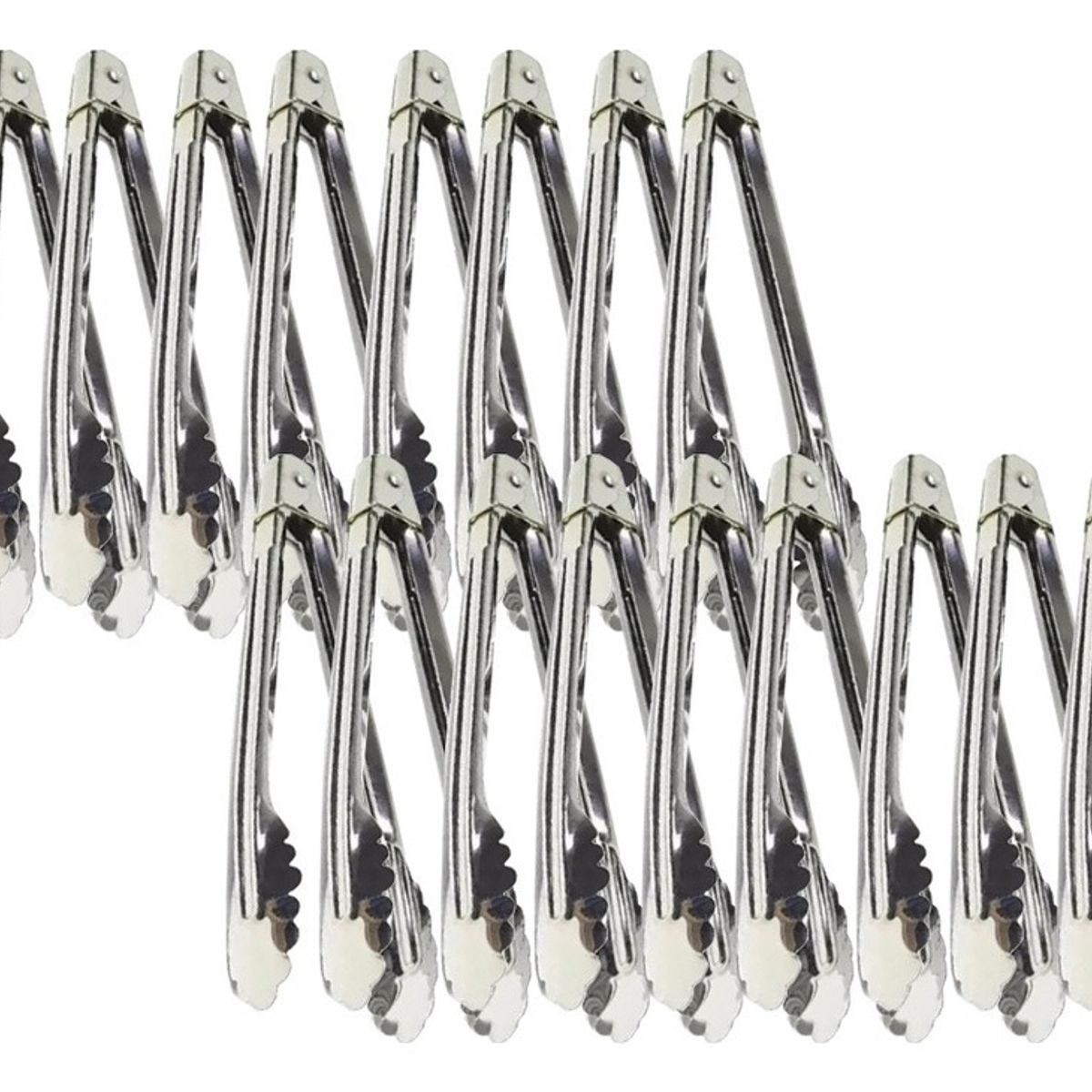 GENERICO - Pack 20 Pinzas Tenaza Multiuso Acero Inoxidable 28cm