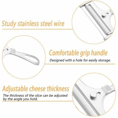 Imagen 2 del producto Rebanador Corta Queso Ajustable Aluminio