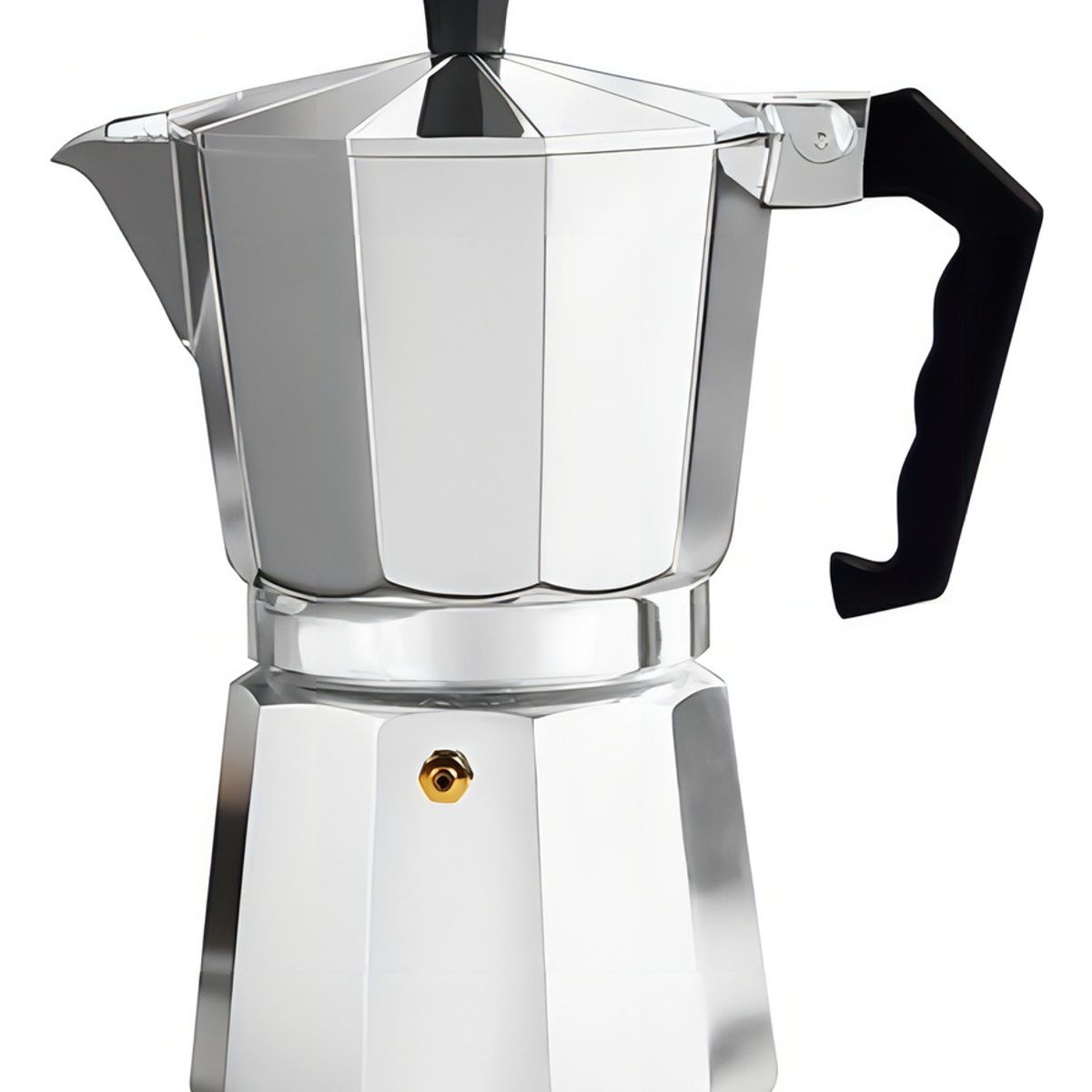 GENERICO - Cafetera Italiana De Aluminio 6 Tazas Cafe Desayuno