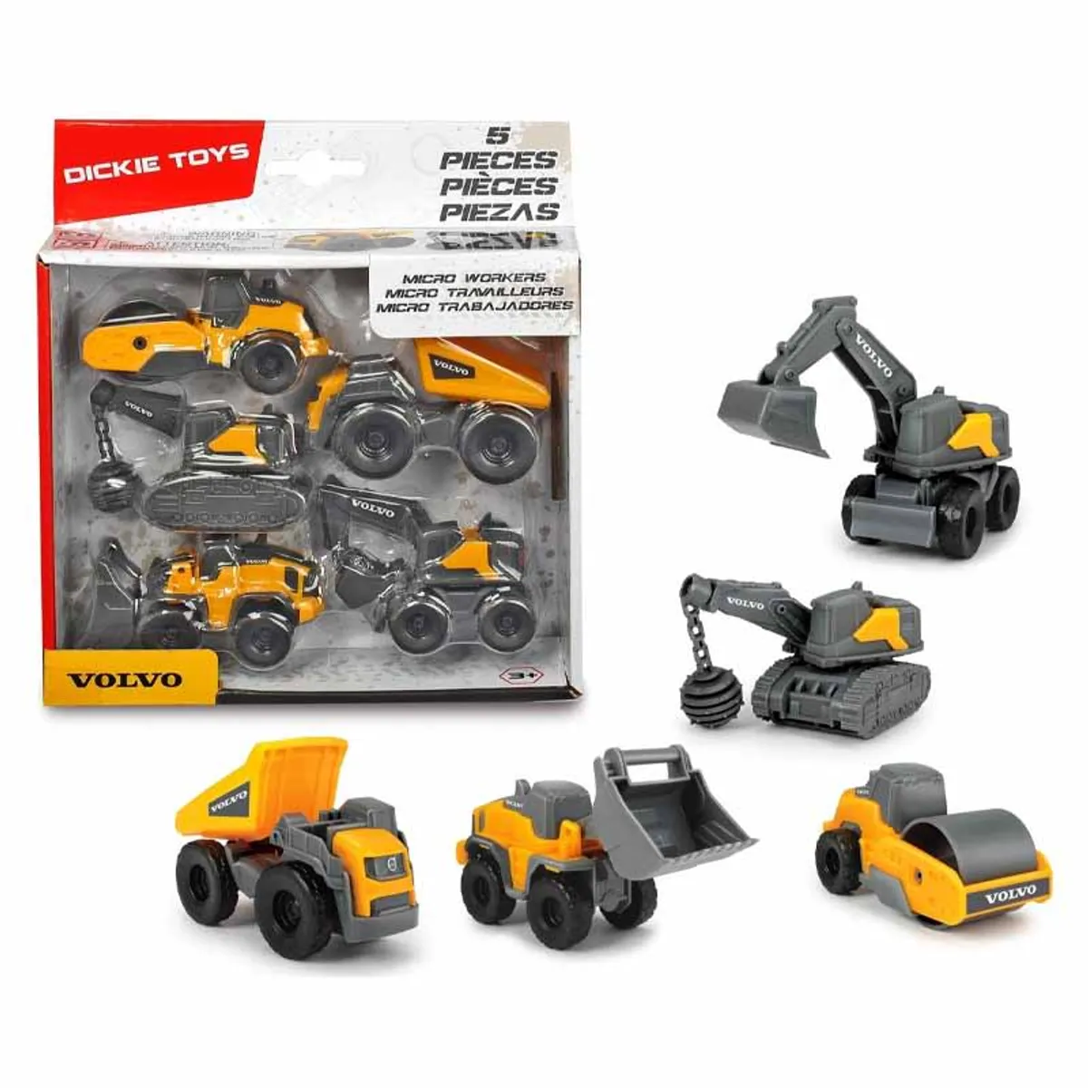 Dickie Toys - Set de Camiones Volvo