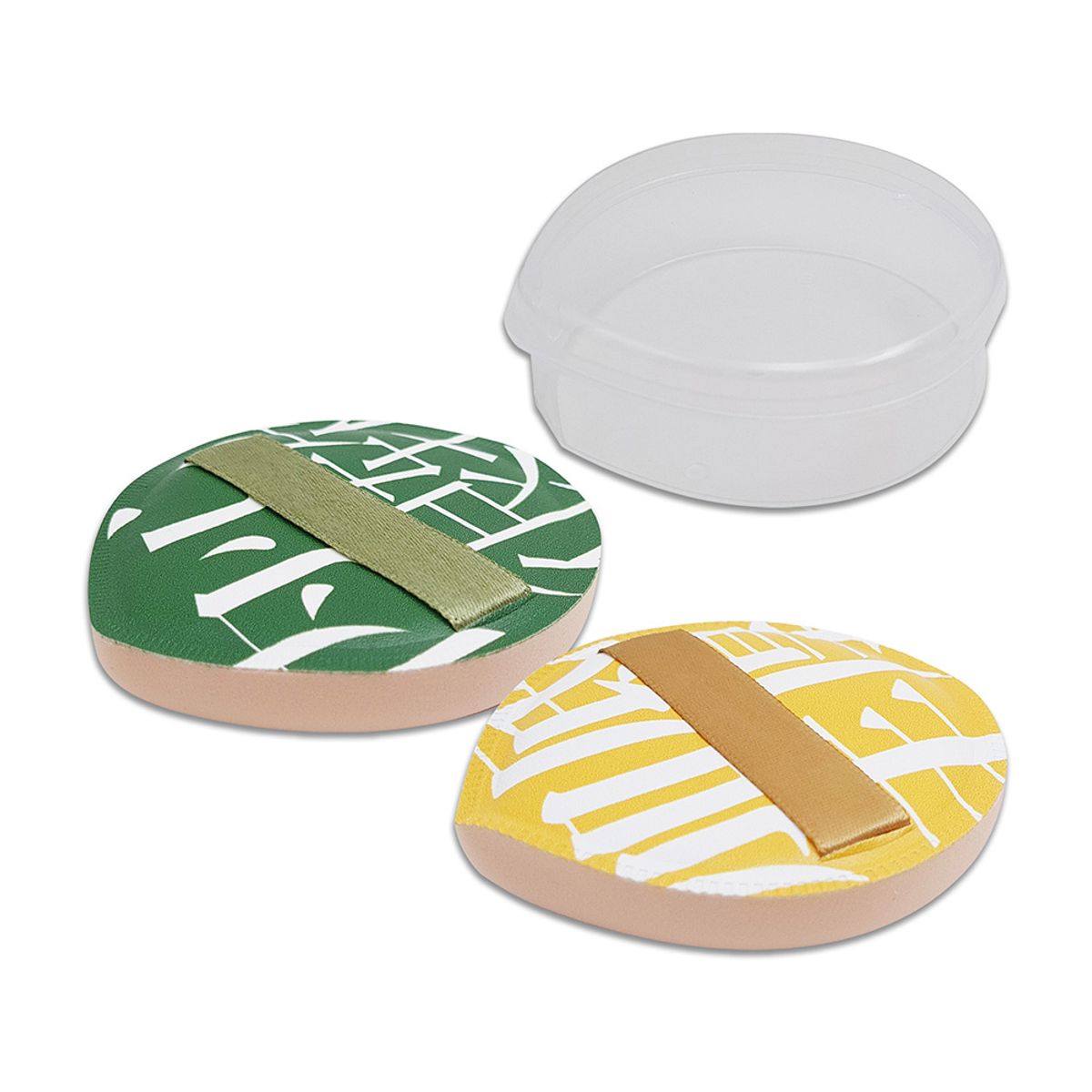 GENERICO - Set 2 Esponja Para Base De Maquillaje con Estuche Rafa