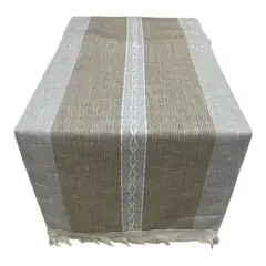 GENERICO - Mantel Camino De Mesa Rectangular Yute Linea 180x35cm A4