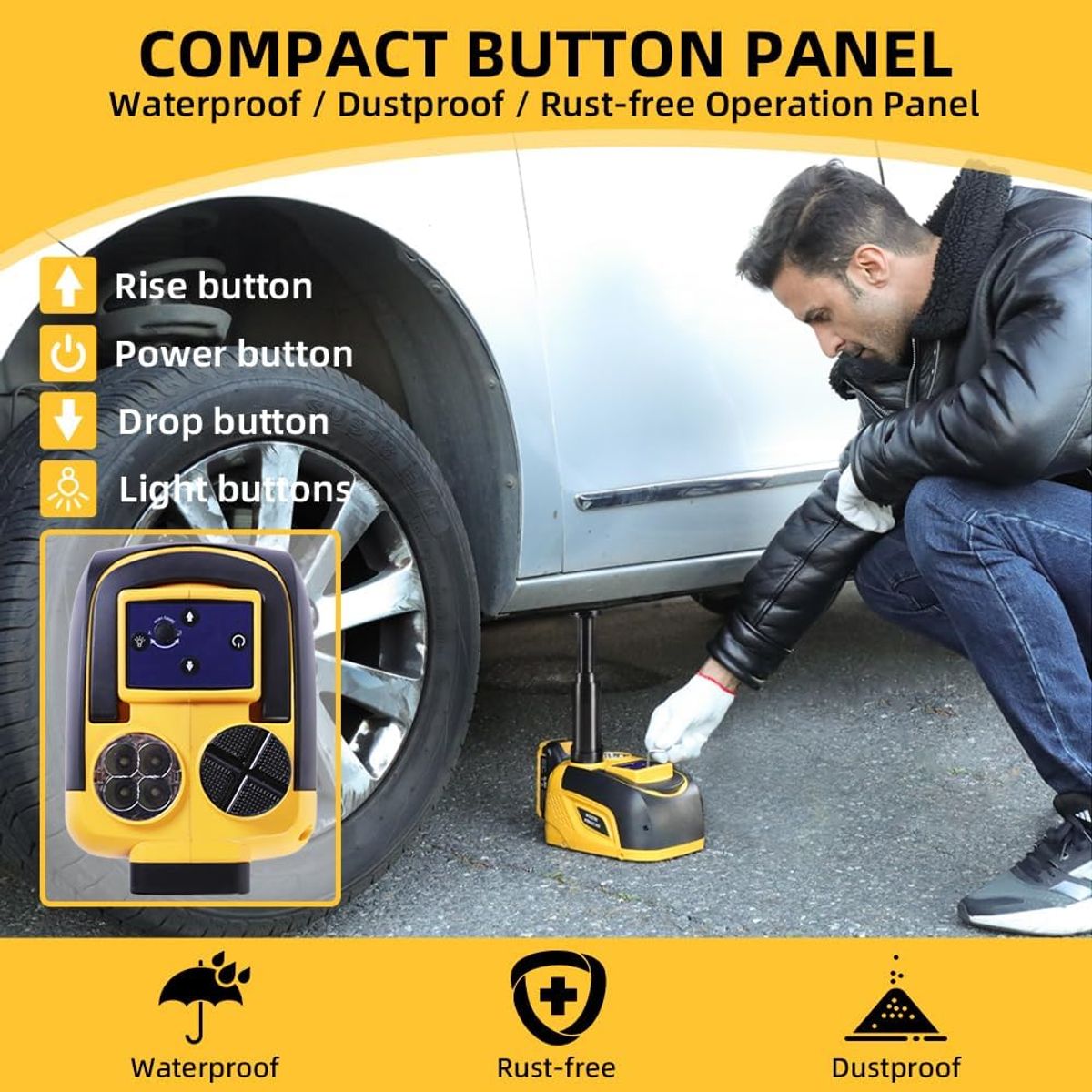 MOVI - KIT DE GATA HIDRAULICO 5 TONELADAS + LLAVE DE IMPACTO