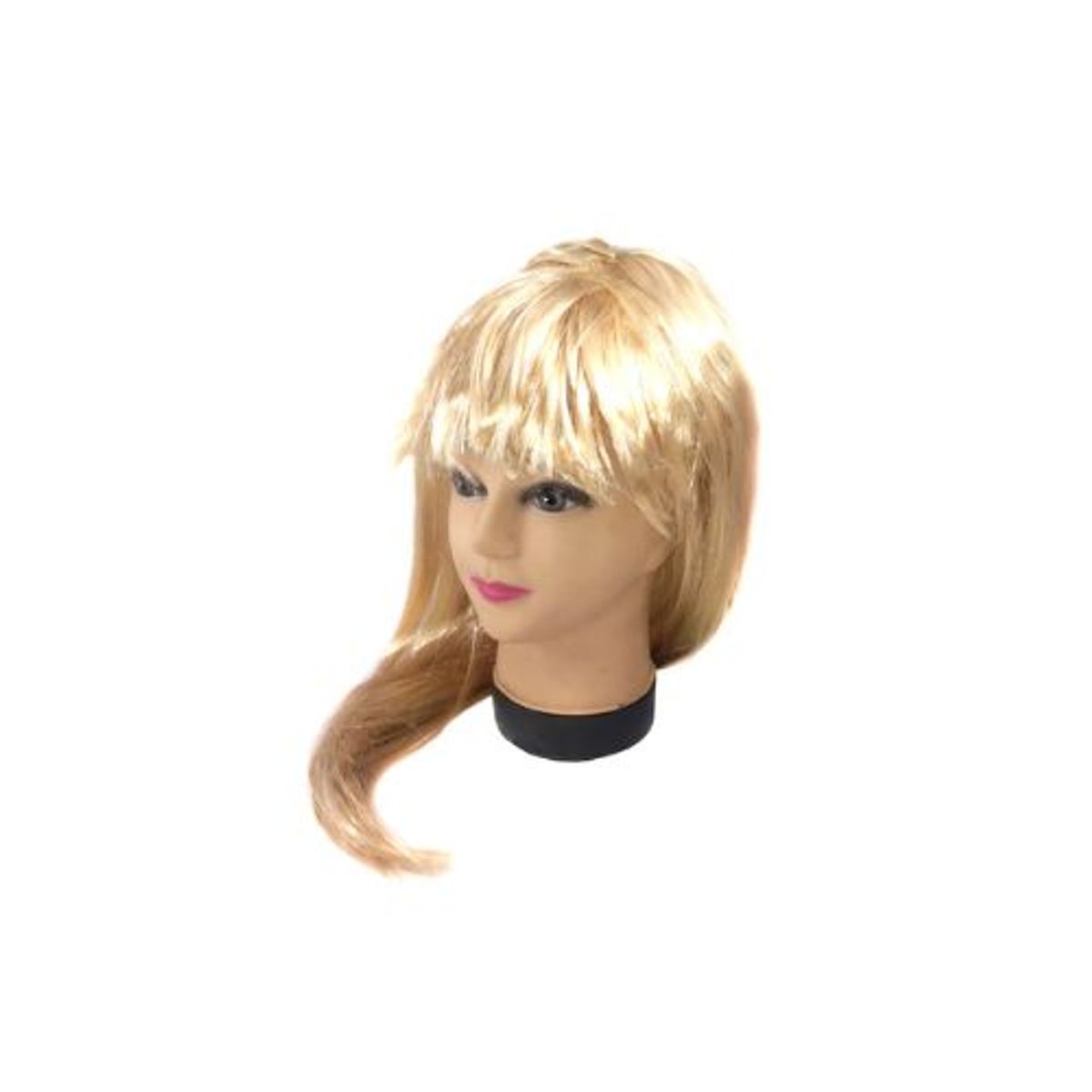 GENERICO - Peluca Larga Rubio 60 Cm 160 Gramos 1 Unidad