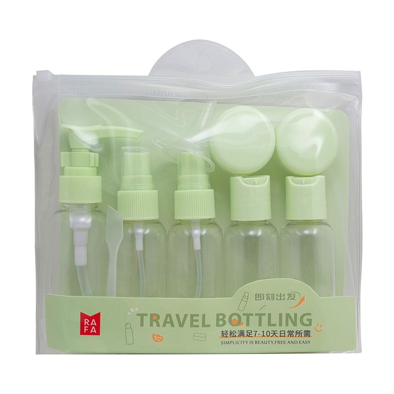 GENERICO - Set Botellas Vacías Porta Cosmético Para Viaje Rafa