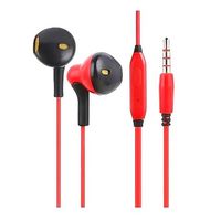 Audífonos Hi-Fi con Cable y Micrófono Manos Libres Rojo