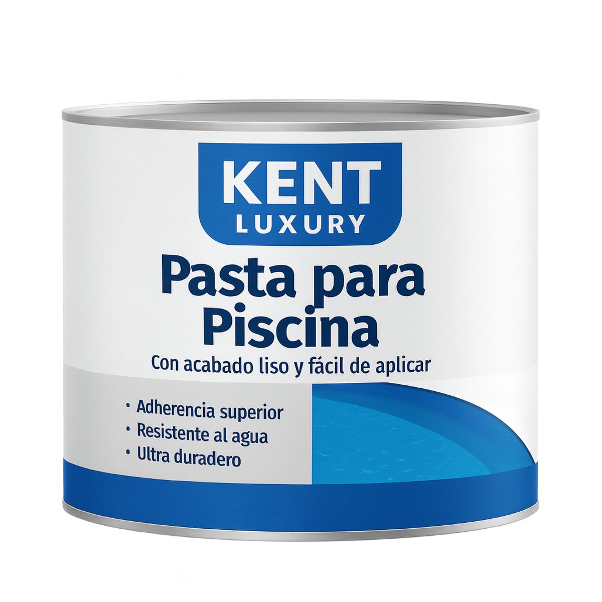KENT - Pasta Piscinas medio GALÓN 3K nivelador-sellador Superficies Húmedas