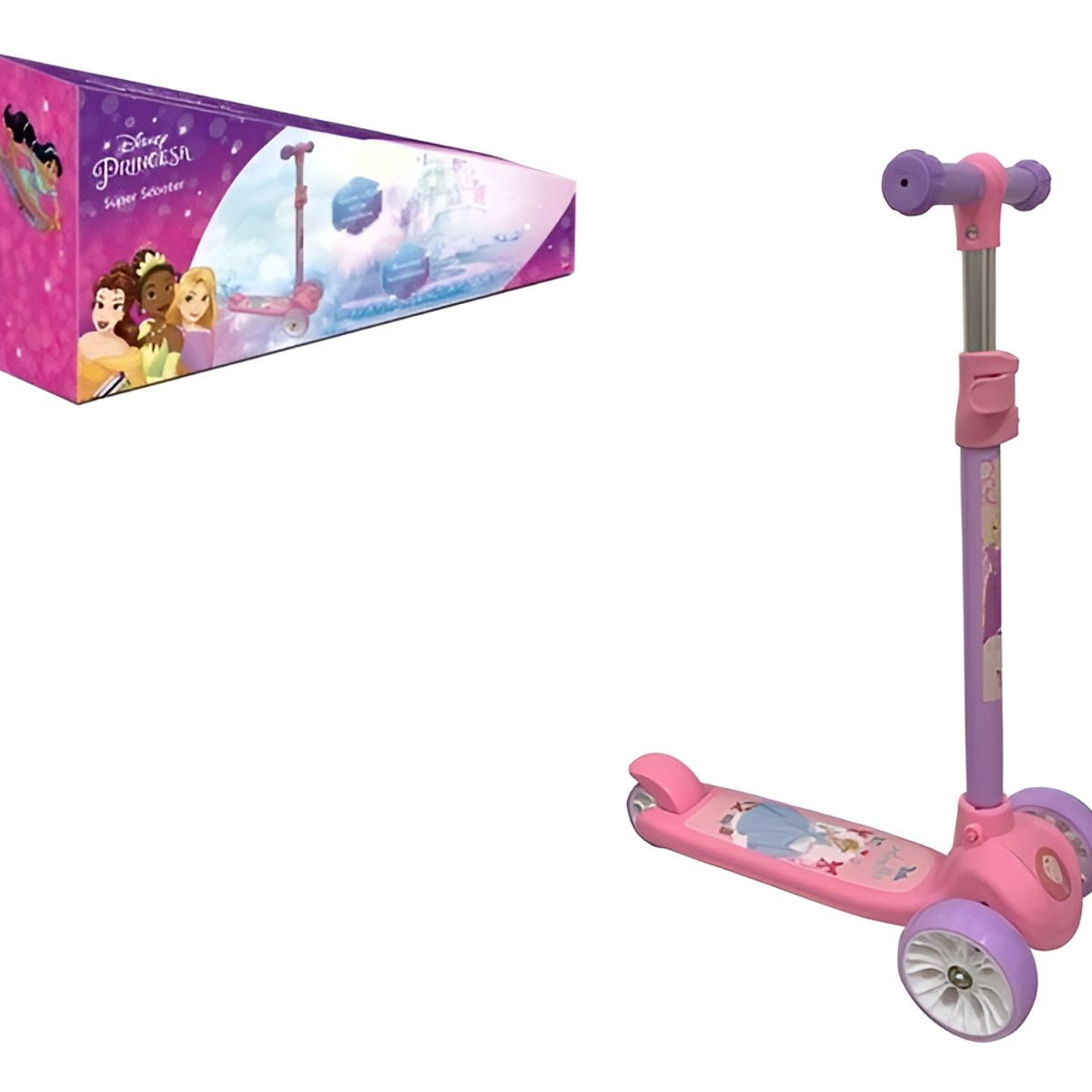 GENERICO - Super Scooter Luces Led Princesas