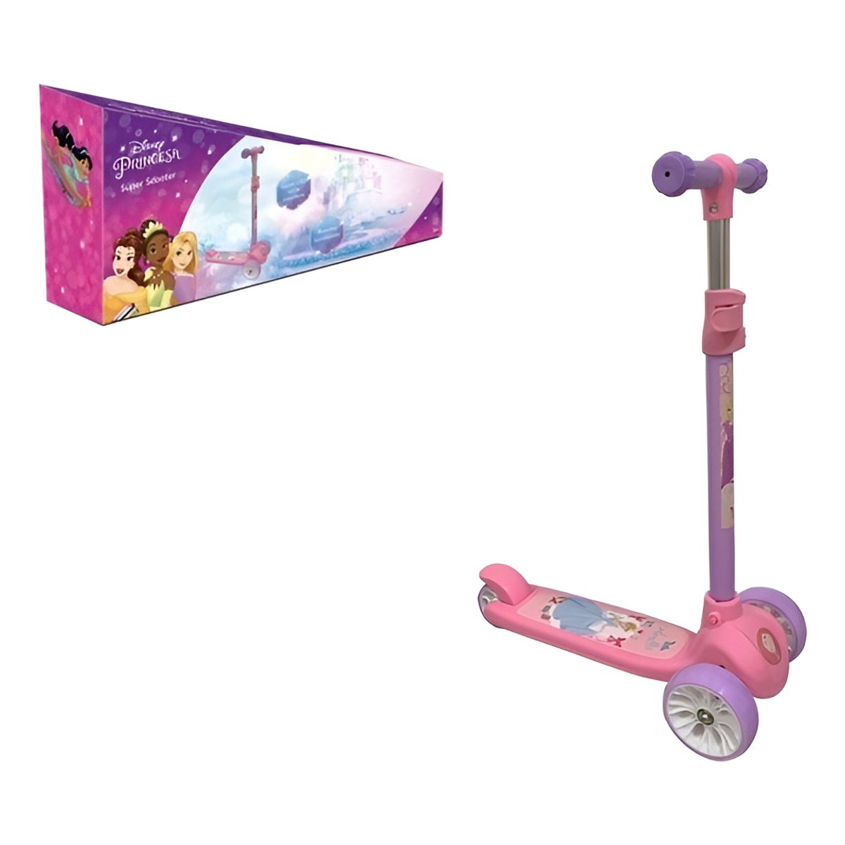 GENERICO - Super Scooter Luces Led Princesas