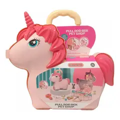 GENERICO - Maleta Unicornio 3 En 1 Pet Shop