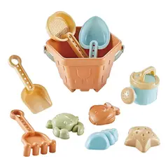 GENERICO - Set Playa Para Niños Balde Playa Verano 10pcs