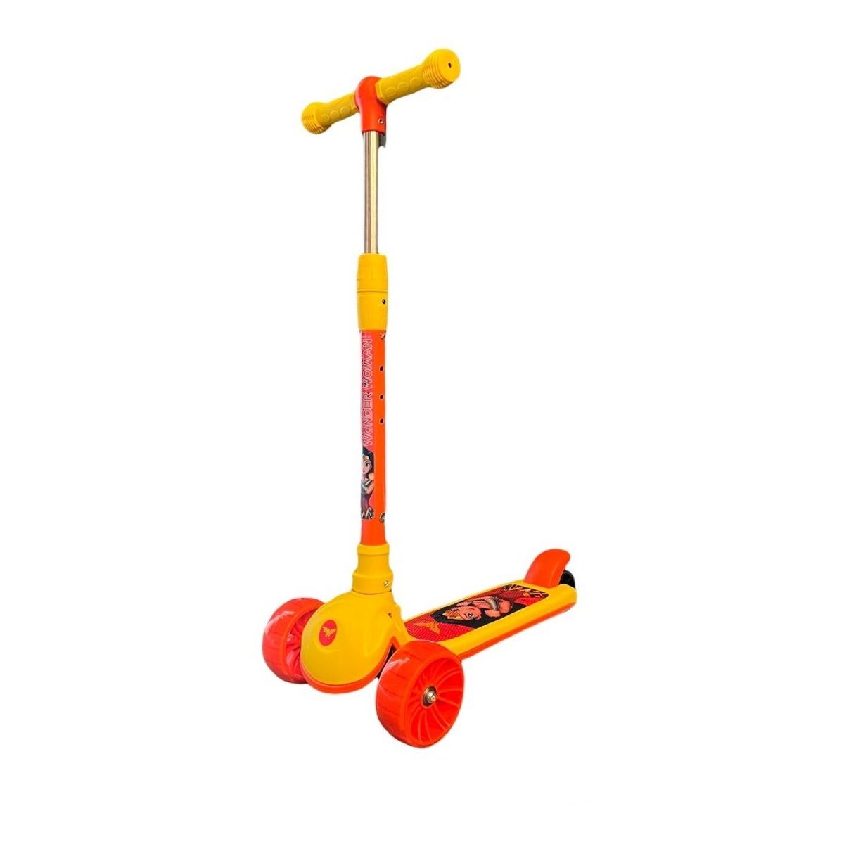 GENERICO - Scooter Monopatín Ruedas Led Justice League