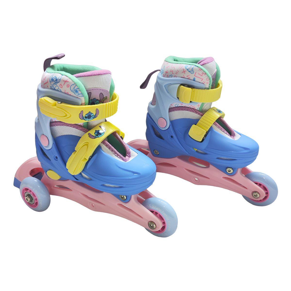GENERICO - Disney Patines Ajustables Stitch 3 Ruedas Colorido