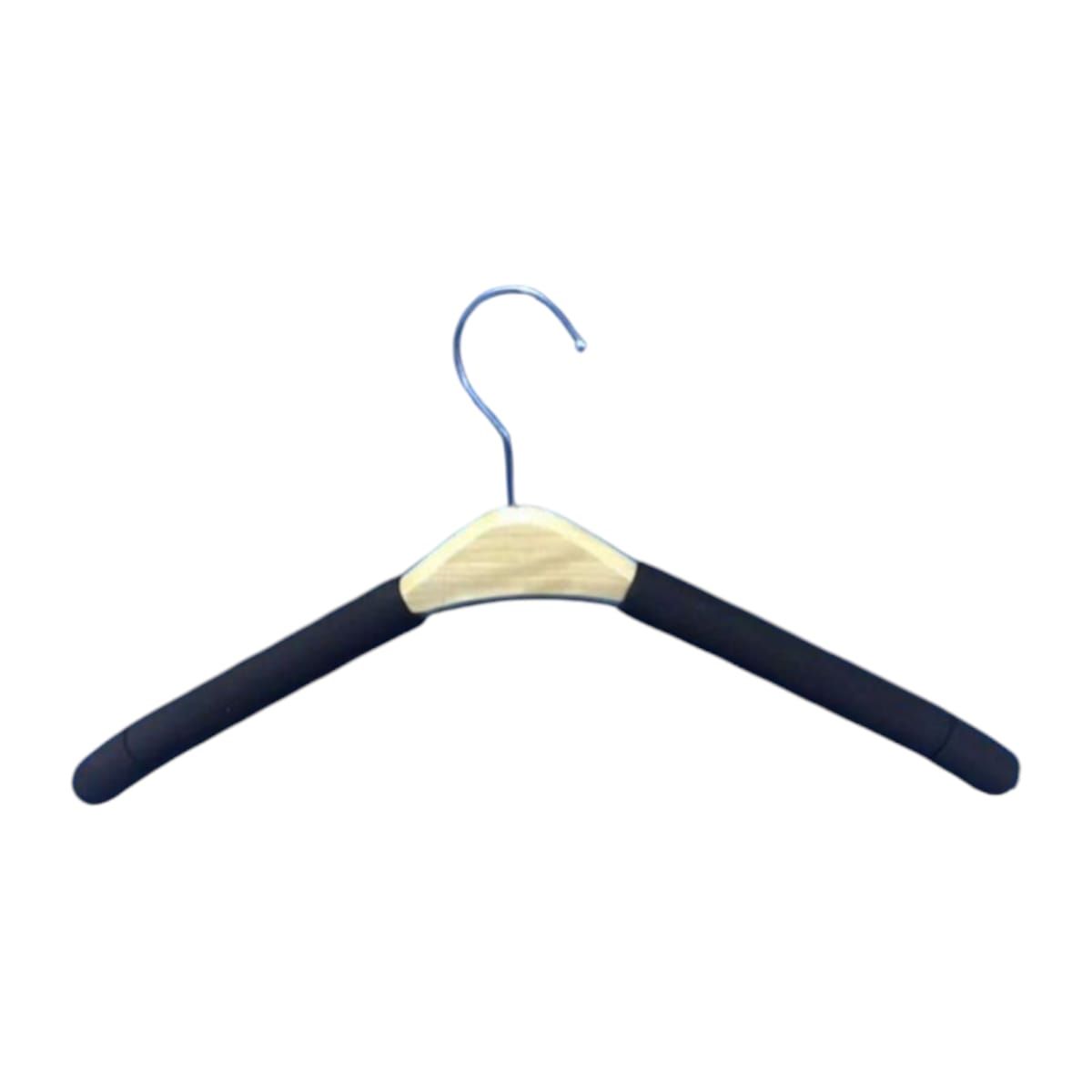 GENERICO - Pack 10 Colgadores de Madera Acolchada Antideslizante Gms