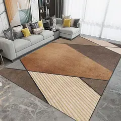 GENERICO - ALFOMBRA PARA LIVING ANTIDESLIZANTE CON DISEÑOS TRIDIMENCIONALES