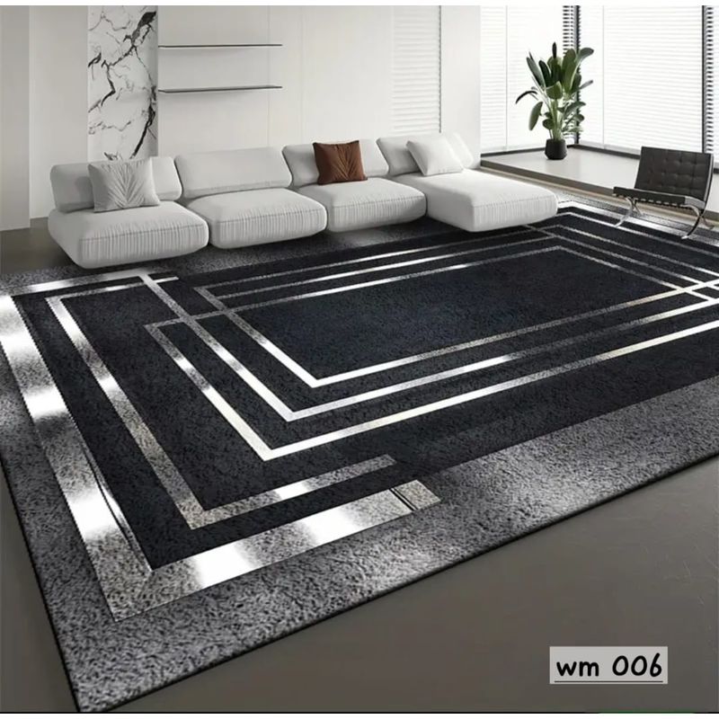 GENERICO - ALFOMBRA PARA LIVING ANTIDESLIZANTE CON DISEÑOS TRIDIMENCIONALES