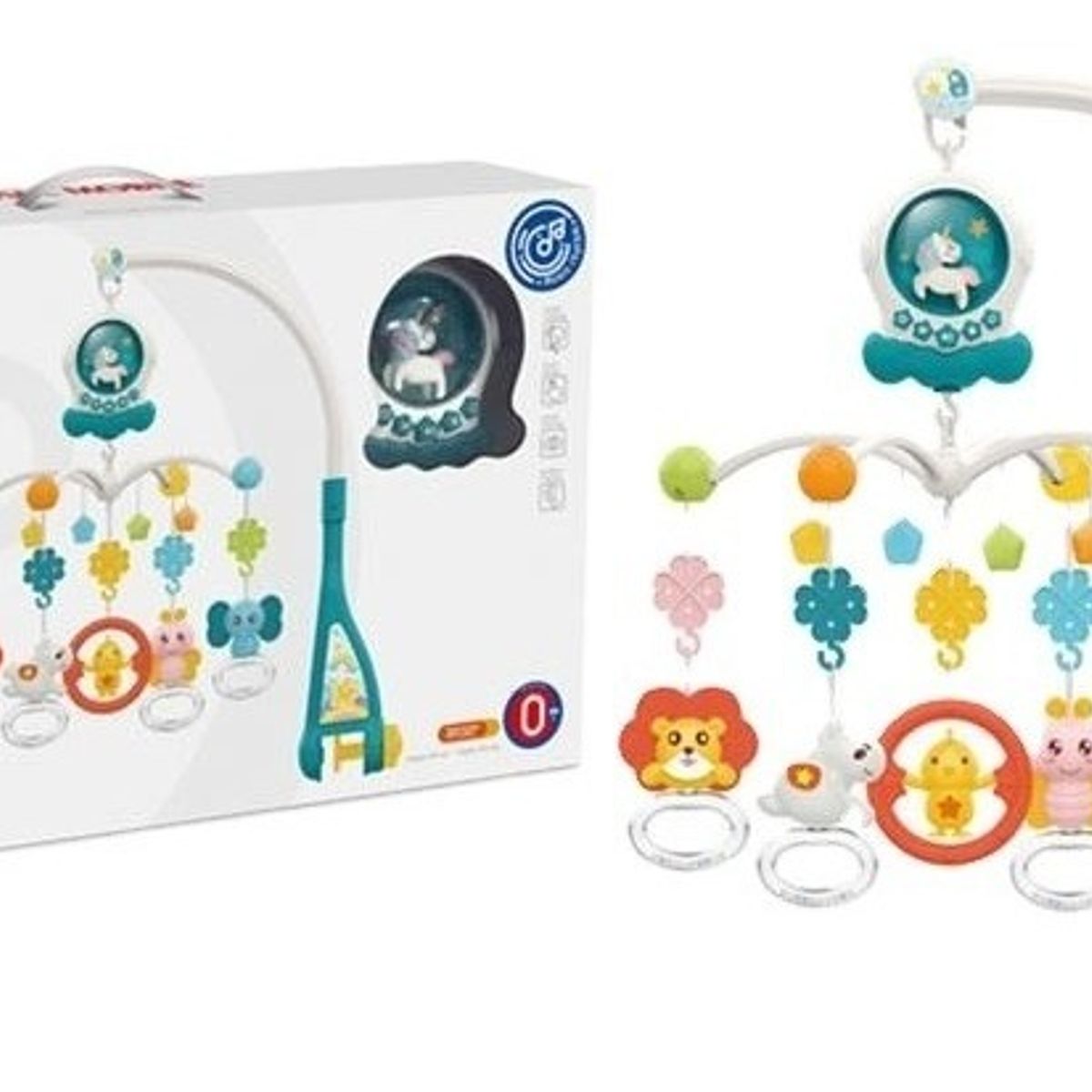 GENERICO - Movil De Bebe Unicornio Con Luz Y Sonido Ocie