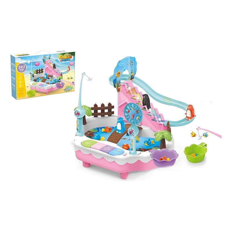 GENERICO - Juego De Pesca Magnetico Con Piscina Para Niños