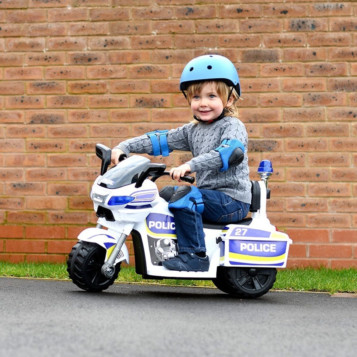 GENERICO - Moto Policía A Batería Para Niños