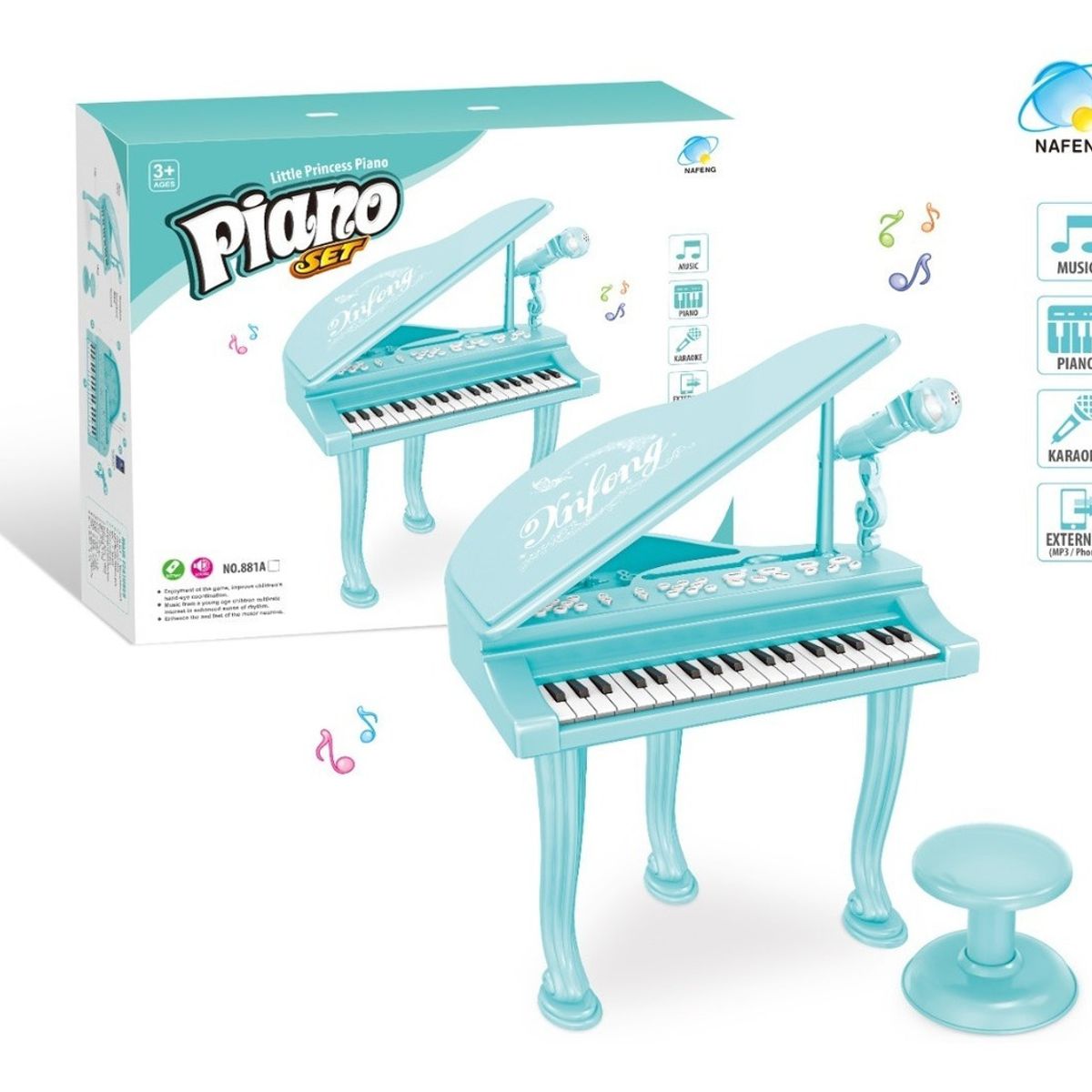 GENERICO - Juguete Musical Teclado Para Niñas Y Niños