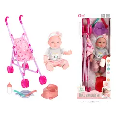 GENERICO - Coche De Muñeca Incluye Muñeca Coche Juguetes Niñas