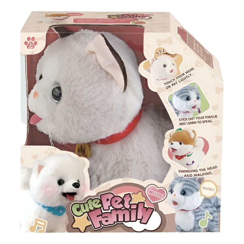 GENERICO - Peluche Cute Pet Family Gatito